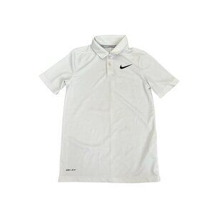 Nike Golf White Dri-Fit Polo Shirt Mens S